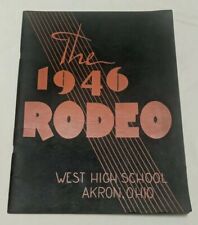 1946 West High School Akron Ohio The Rodeo  Yearbook picture