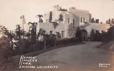 RPPC President Hoover's Home Stanford University Campus Photo Postcard D20 picture
