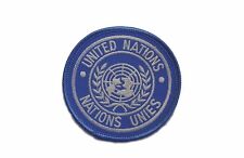 UNITED NATIONS BLUE EMBROIDERED PATCH picture