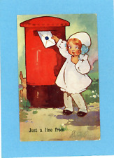 Agnes Richardson Unsigned Antique Postcard - E. Mack picture