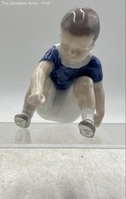 Lladró Multicolor Porcelain Collectible Decorative Boy Playing Figurine picture