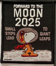 NASA FORWARD TO THE MOON 2025 - SPACEX ASTRONAUT CAMPAIGN - 3.5” picture