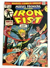 Marvel Premiere #15 1974 7.5 VF- 🔑 1st Iron Fist 1st K”un-Lun picture