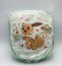 Pokemon Reversible Cushion Cafe Art Eevee Anime 33cm New From Japan Bandai picture