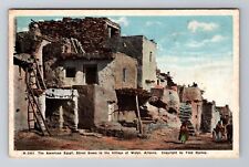 Walpi AZ-Arizona, American Egypt, Street Scene, Antique, Vintage c1922 Postcard picture