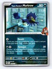 Team Rocket's Murkrow (Team Rocket) 126/217 Ascended Heroes Reverse Holo NM picture