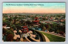Hollywood CA-California, The Bernheimer Gardens, Antique, Vintage Postcard picture