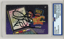 Douglas Adams ~ Signed The Hitchhiker's Guide to the Galaxy Auto Card ~ PSA DNA picture