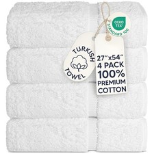 Bath Towel Set 100 Cotton Luxury Turkish - 4 Piece picture