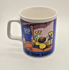 ​Vintage 1989 Grimmy Coffee Mug Dig You Later Mother Goose and Grimm Enesco 80s picture