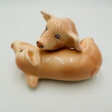 Abbott Salt and Pepper Pigs Ceramic Made in Japan Collectible Table Collection picture