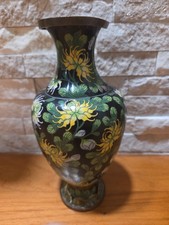 Vintage Chinese Cloisonné Vase 9