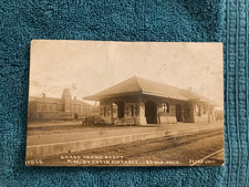 RPPC Ionia Michigan Grand Trunk RR Depot Posted Greenville Mi 1911 Pesha Photo picture