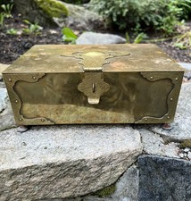Antique Bradley & Hubbard B&H Humidor Tobacco Box Cedar Lined As Is picture