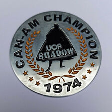 VINTAGE CAN - AM CHAMPION 1974 UOP SHADOW BADGE CHAMPIONSHIP race racing picture