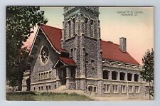Mansfield OH-Ohio, Central Methodist Church, Antique, Souvenir Vintage Postcard picture