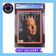 CGC Magazine 9.2 Graded Elon Musk Person Of The Year Time Magazine 2022 picture