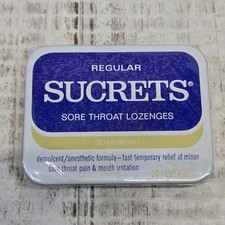 Sucrets Lozenges Metal Tins Sealed NOS VTG Rare HTF picture
