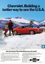 1972 Camaro RS Rocky Mountains Park -  Vintage Advertisement Car Print Ad J416 picture