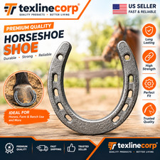Cast Iron Horse Shoes Decorations Durable Good Lucky Horseshoe Wall Décor 1 PCS  picture