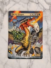 Magic: The Gathering The Ur-Dragon Legendary Creature Full Art Altered 10/10 picture