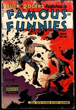 Famous Funnies #216 GD/GD+ (1955) Frank Frazetta cover. L@@K picture