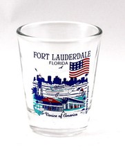 FORT LAUDERDALE FLORIDA GREAT AMERICAN CITIES COLLECTION SHOT GLASS SHOTGLASS  picture