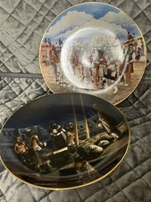 Lot of 2 Neil David Hopi Way Series Collector Plates – “Night Prayer” & “Corn Da picture