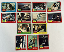1977 Topps Star Wars Trading Cards - Lot of 13 Red Green Yellow Blue picture