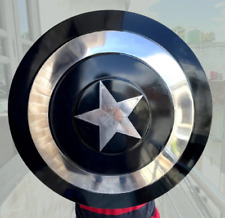 Avengers Legend Captain America Shield Black, Metal Prop Replica, Marvel Black S picture