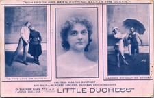 Countess Olga von Hatzfeldt The Little Duchess Musical Play Postcard c1901 picture