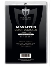 200 Max Pro Maxlites Premium Silver Comic Bags - Super Clear Acid Free Archival picture