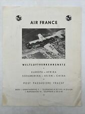 1936 AIR FRANCE WELTLUFTVERKEHRSNETZ Wibault 282-T12 Plane F_AMHK Brochure Flyer picture