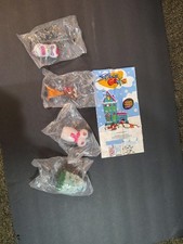 Vintage 1998 Space Goofs Hardee's Christmas Toys Complete Set NIp With New Bag picture