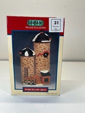 Lemax Village Collection Porcelain Silo 1999 Christmas Farmhouse RETIRED Boxed picture