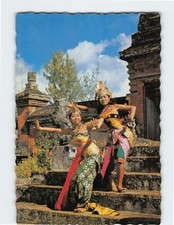 Postcard Rome and Shinta at Palace of Ubud, Indonesia picture