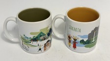 Ubud And Jakarta INDONESIA Series Starbucks MINI Mugs 3 Oz Espresso Cup Ornament picture
