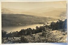Fairlee Vermont Real Photo Postcard. VT RPPC. H.W. Richardson Photo picture
