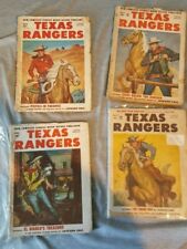 👴 VINTAGE PULPS: 4 TEXAS RANGERS, 1954, 1955, 1956, 1957 picture