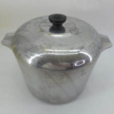 Vintage Magnalite GHC 7 1/2 Quart 7.5 Qt Aluminum 7 Liter Stock Soup Pot w/ Lid picture