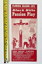 VTG 1971 Lake Wales Florida Black Hills Passion Play FL Winter Season Brochure picture