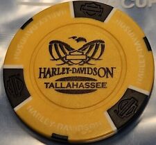 TALLAHASSEE HARLEY DAVIDSON OF TALLAHASSEE, FLORIDA DEALERSHIP POKER CHIP NEW picture