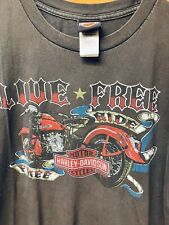 Harley Davidson Men’s XL Gray T-Shirt Live Free Lakeland Fl 2011 picture