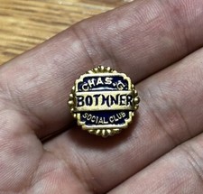 Super Rare HTF Chas. G Bothner Social Club Member Pin Hat Badge picture