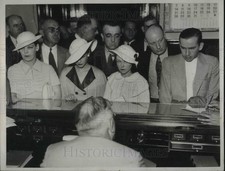 1935 Press Photo Jean Miller, Flo & Loretta Jackson. Wm Schweitzer murder case picture