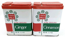 Vintage 1960s Advertising Spice Tin Christmas Display Ann Page Cinnamon & Ginger picture
