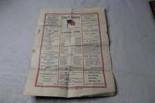 Antique 1900's Advertising Hand Bill Our Country Catholic + Club Sandusky, OH picture