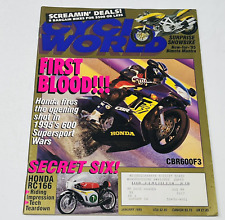 1995 Cycle World Magazine Motorcycle Bimota Mantra Honda CBR600F3 RC166 600 picture