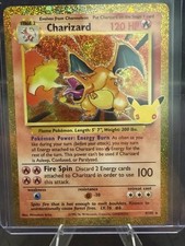 2026 Pokemon 30th Celebration Charizard 4/102 Gold Border Holo Classic picture