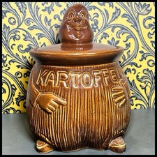 Vintage 1970s West German Marzi & Remy Kartoffeln Potato Keeper Ceramic Pot picture
